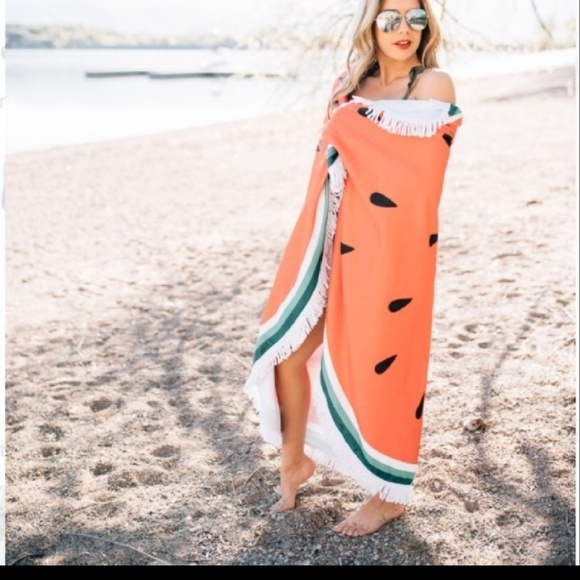 WATERMELON DESIGN BIKINI COVER UP - Picture 2 of 3